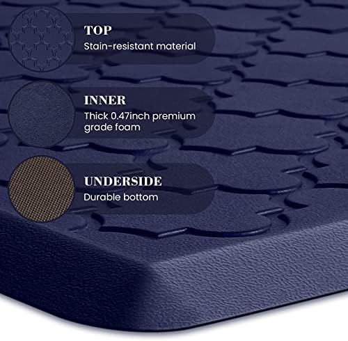 Kitchen Mat 2 PCS Cushioned Anti-Fatigue Floor Mat Standing Mat for Kitchen