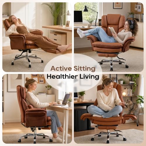 Big and Tall Criss Cross Legged Office Chair with Flip Armrests