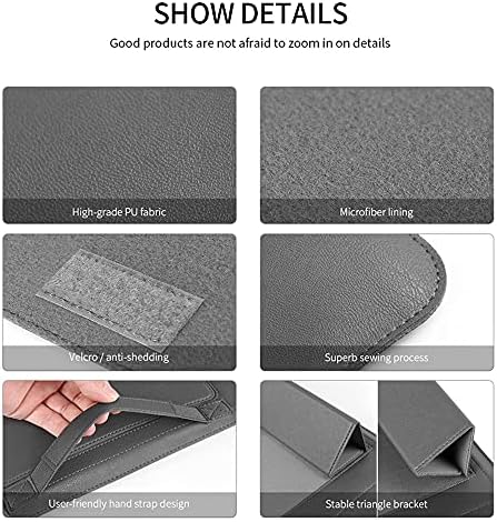 13-14 Inch Sleeve Case Cover for MacBook Pro 2016-2020/Surface Laptop 2017/Book 3 13.5", Laptop Slim Bag for 13-14" Lenovo Dell Toshiba HP Acer Chromebook (13-14 inch, Grey)