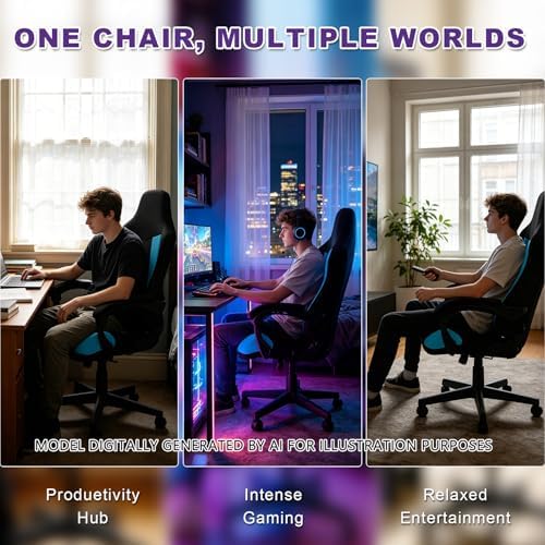 Gaming Chair Covers Only,Stretchable Fit Thick Breathable Mesh