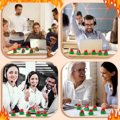 Soulchen 48 Pcs Dumpster Flame Stress Relief Balls Funny Gift for Adults