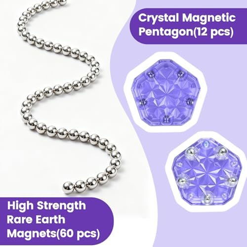 Magnetic Fidget Sphere, Adult Fidget Toy for Focus & Stress Relief