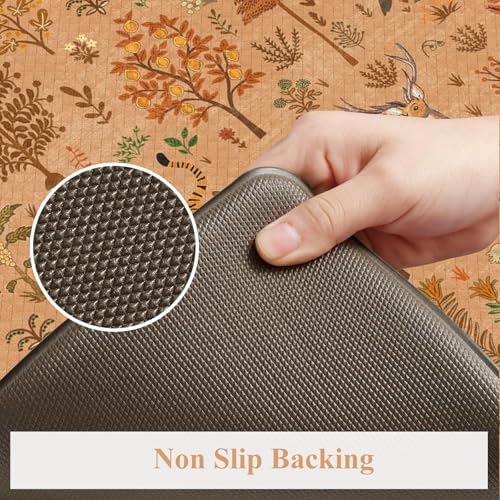 KIMODE Kitchen Floor Mats for Floor Cushioned Anti Fatigue,Rugs Sets of 2