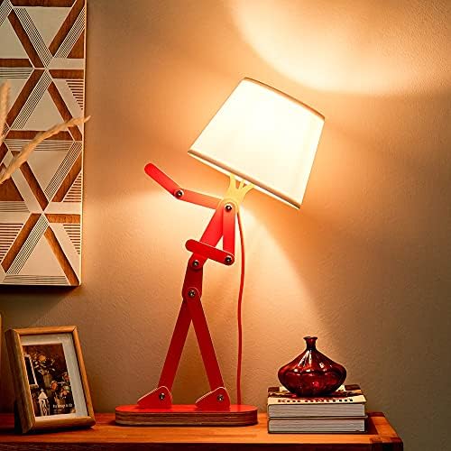 Fun Desk Lamp for Bedroom Kids Room, Oran Orange, Bulb Included