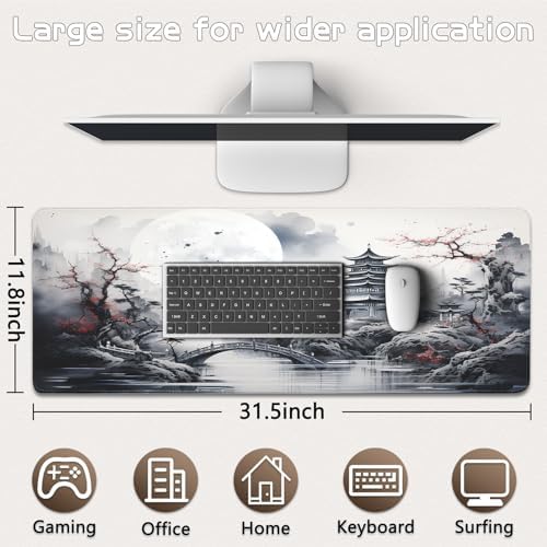 Gaming Mouse Pad, Large Mouse Pads for Desk, Mousepad Desk Matt for Desktop