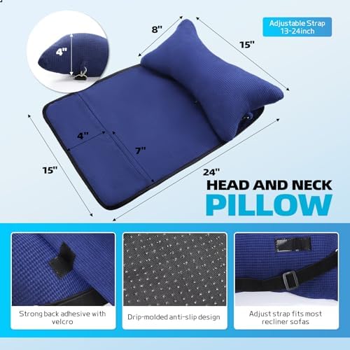 Recliner Head Pillow for Neck, Recliner Pillow for Headrest, Sofa, Chair