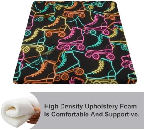 Ergonomic Seat Pad Memory Foam Cushion Roller Skating Neon
