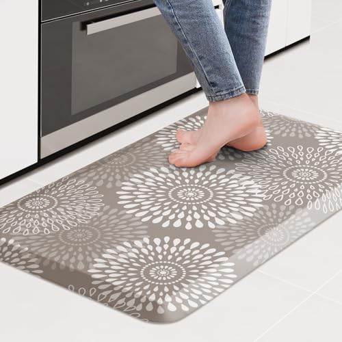 Kitchen Mat Water-Resistant Kitchen Rugs Cushioned Anti-Fatigue Floor Mat