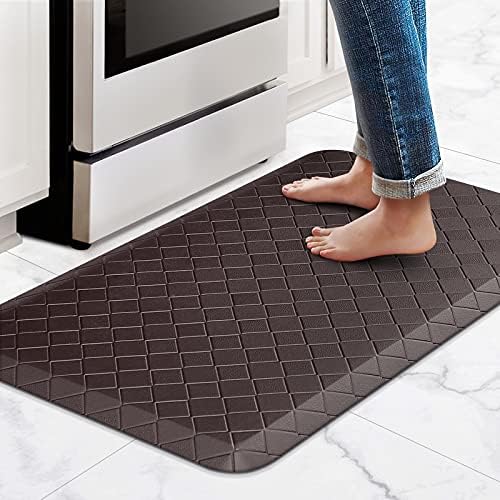 HappyTrends Kitchen Mats for Floor Cushioned Anti-Fatigue Kitchen Rugs