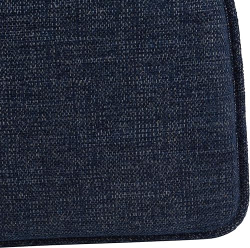 Klear Vu Raindrop The Gripper Non Slip Chair Cushions, Soft & Comfortable Seat Pad, Sitting Pillow for Kitchen, Dining or Office, 2 Count (Pack of 1), Blue