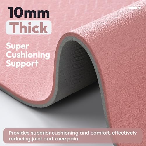 Umineux Non Slip Yoga Mat 72"x24" Exercise & Fitness Mat For Women and Men