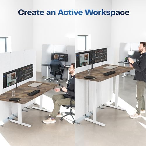 VIVO Reclaimed Wood 60 x 30 in Standing Desk, DESK-KIT-0W6P