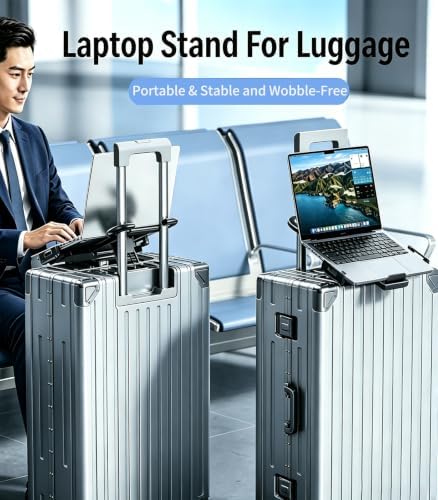 Ergonomic Adjustable Luggage Laptop Stand - 6 Angle Adjustment