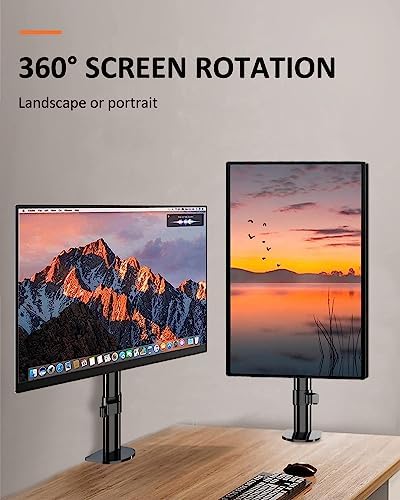 Suptek Single Monitor Mount, Adjustable Monitor Arm Desk Mount Stand for 1 / One Screen up to 32 inch Screen(MD9401)