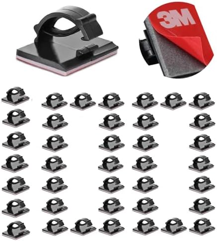 Cable Clips Self with 3M Adhesive Cord Organizer Hooks for Office Home Car
