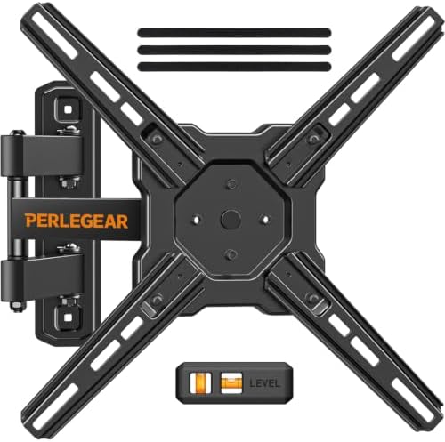 Perlegear Full Motion TV Wall Mount for 26–50 inch TVs up to 55 lbs