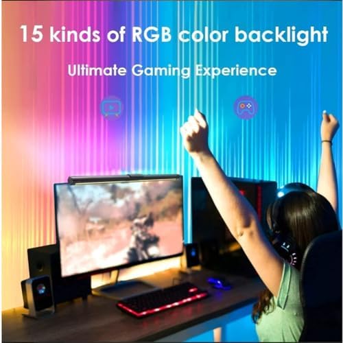 Eye-Care USB Monitor Light Bar, Dimmable LED Reading Lamp,50cm for Computer Desk Lighting for Home Gaming