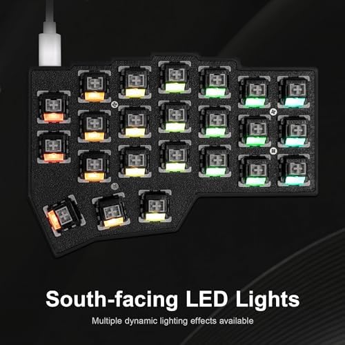 YIVU Corne V4 Split Ergonomic Mechanical Keyboard DIY Barebone Kit, Wired