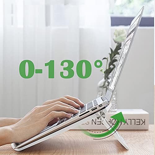 Laptop Stand for Desk Stable Foldable Adjustable Multi-Angle Desktop Holder