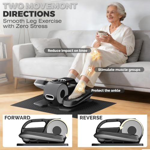 Under Desk Elliptical Leg Exerciser as Seen on TV Sitting for Senior