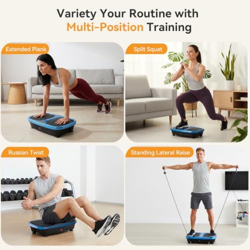NEWBULIG Vibration Plate Exercise Machine Body Shaker for Home Office