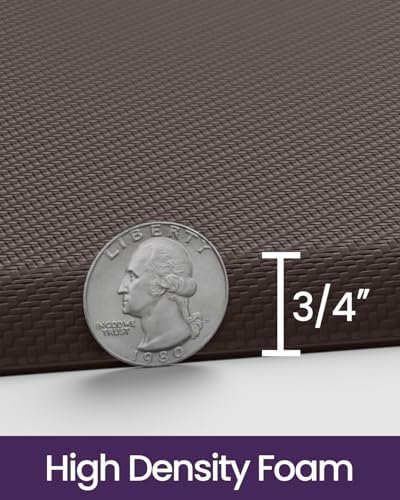 DEXI Anti Fatigue Kitchen Floor Mat Cushioned Standing Runner 48x20, Brown