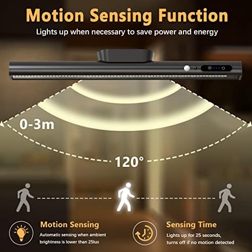 Hapfish Motion Sensor LED Light Bar Indoor,Under Cabinet Lighting Wireless