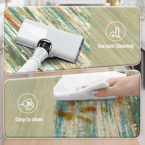 KIMODE Kitchen Mats for Floor Anti Fatigue Farmhouse Kitchen Rugs Sets of 2