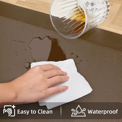 Tyrot Extra Thick Anti Fatigue Mat for Kitchen Floor, 20x32+20x32, Brown