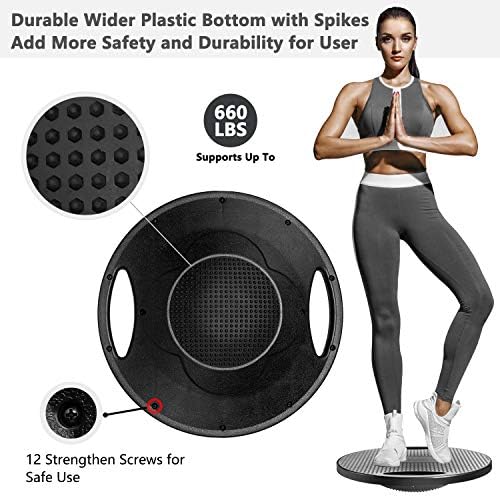 Wobble Exercise Balance Board, No-Skid Surface