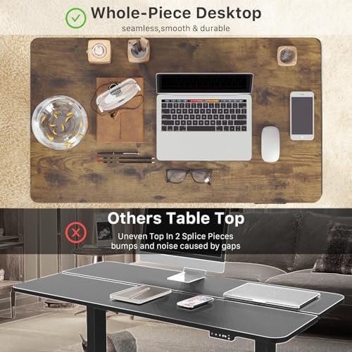 JOY worker Electric Small Stand Up Desk, 35" Whole Piece Height Adjustable