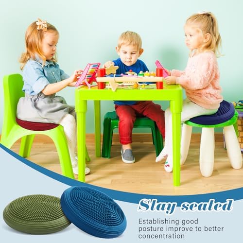 Libima 4 Pcs Wiggle Seat Inflated Wobble Cushion for Kids