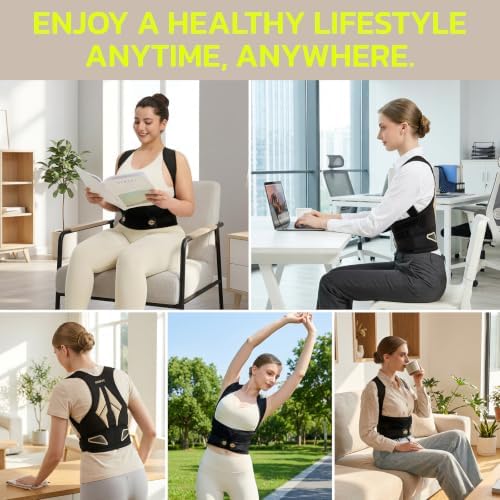 AOFIT Posture Corrector, Adjustable Back Brace for Wearing Under Clothes
