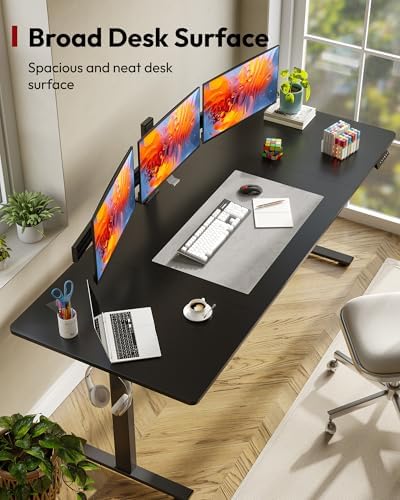 SANODESK 79''x32'' Large Electric Computer Height Adjustable Standing Desk