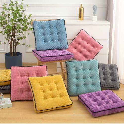 Chair Cushions for Dining Chairs, Chair Cushions for Dining Chairs - Comfortable Seat Cushions for Kitchen, Desk, Office Chairs Non-Slip Chair Pad(C)