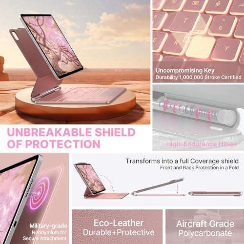 typecase Edge Magic-Style Magnetic Keyboard Case for iPad Air 13/Pro 12.9