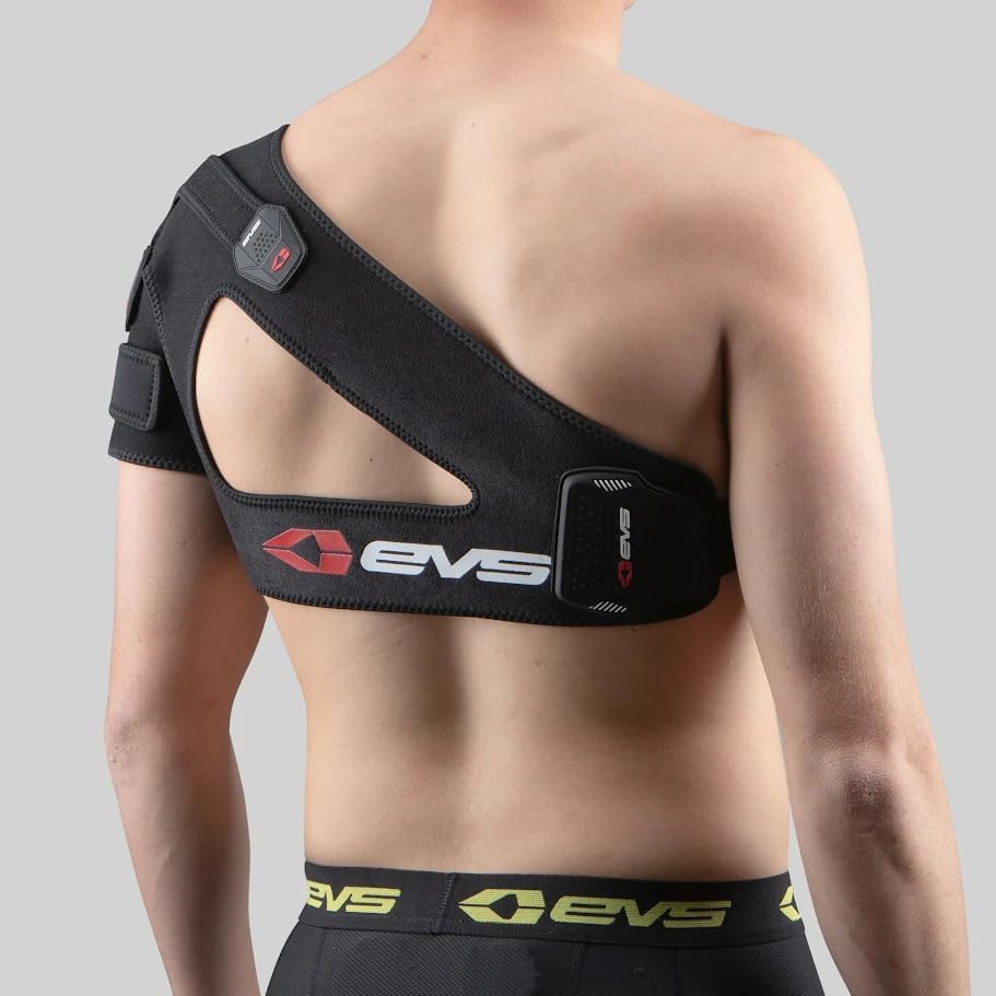 EVS SB03 Shoulder Brace, Compression Fit, Medical Grade, w/ X-Strap, S