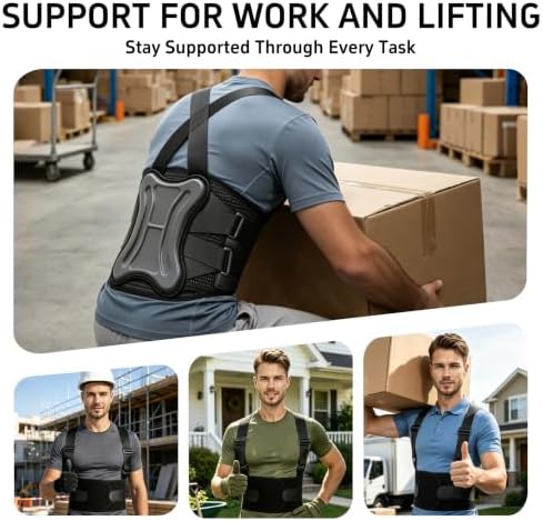 Work Back Brace for Men and Women Posture Corrector Lower Back Support
