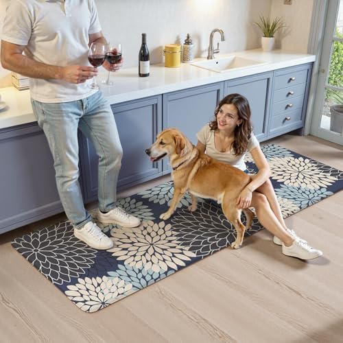 KIMODE Kitchen Mats for Floor Anti Fatigue Cushioned Long Kitchen Rugs