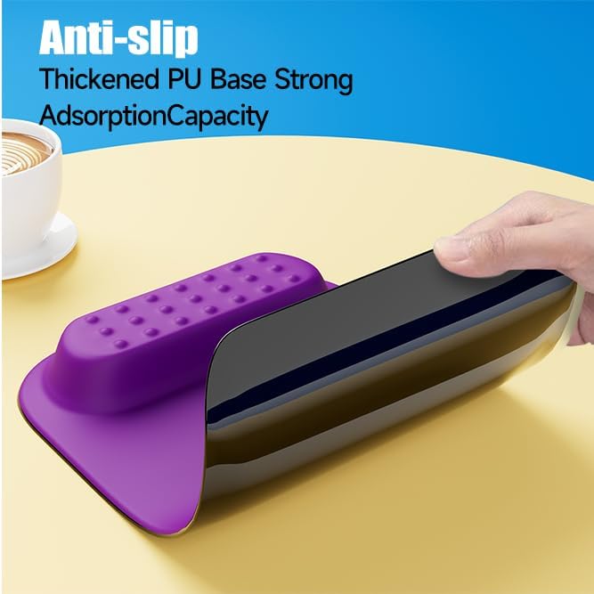 memzuoix Purple Ergonomic Mouse Pad with Wrist Rest Support,Premium Memory Foam Cushioning for Pain Relief, Non-Slip PU Base - Perfect for Laptop, Computer, and Home Office
