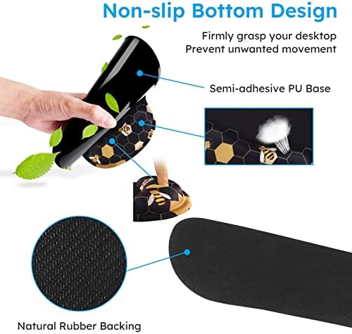 iCasso Honeycomb Mousepad 35.4"x15.7", Desk Protector for Workspace