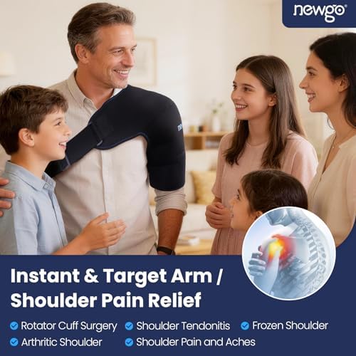 NEWGO Shoulder Ice Pack, Compression for Both Shoulders, FSA Eligible, XL