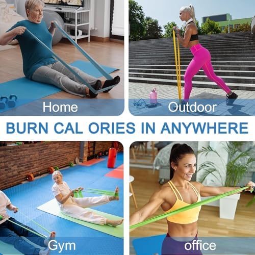 Resistance Bands for Working Out, Physical Therapy, Exercise, Pilates, Yoga