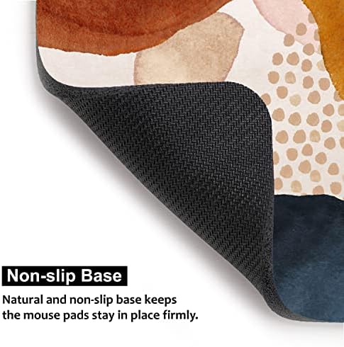 Audimi Small Mouse Pad 6 x 8 Inch, Mini Mouse Pad Thick for Laptop Wireless Mouse Home Office Travel, Portable & Washable (Abstract Stone)