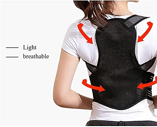 Full Back Posture Corrector for Women, Men & Kids, Kyphosis Thoracic Shoulder Back Waist Support Brace,Hunchback (Size : X-Large)