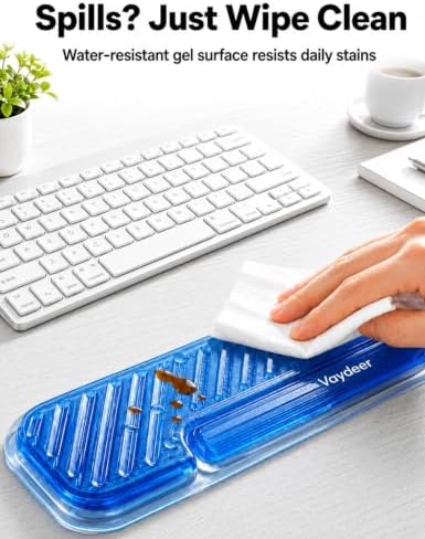 Vaydeer Ergonomic Gel Keyboard Wrist Rest and Mouse Pad with Wrist Rest Set