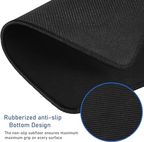 Large Mouse Pad, 31.5X11.8In Durable Non-Slip Natural Rubber Base Mousepad
