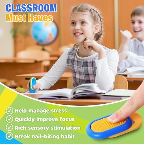 SMALL FISH Fidget Toys Adults Stress Relief: 3 Pack Silicone Magnetic Toys - Sensory Toys for Autism Teens Calming - ADHD Tools Desk Fidgets for Office - Travel Toys for Car Airplane Road Trips