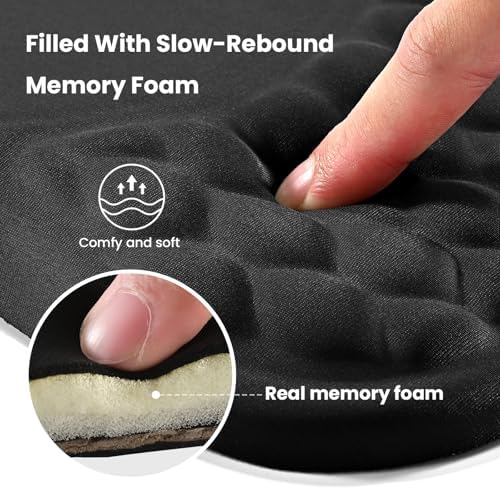EooCoo Massage Ergonomic Mouse Pad with Dual-Slope Design Wrist Rest