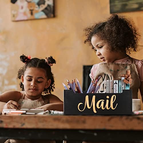 Wooden Mail Organizer Countertop